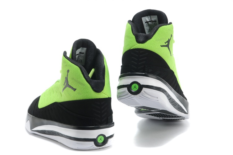 2013 Jordan B`MO Green Black White Shoes - Click Image to Close